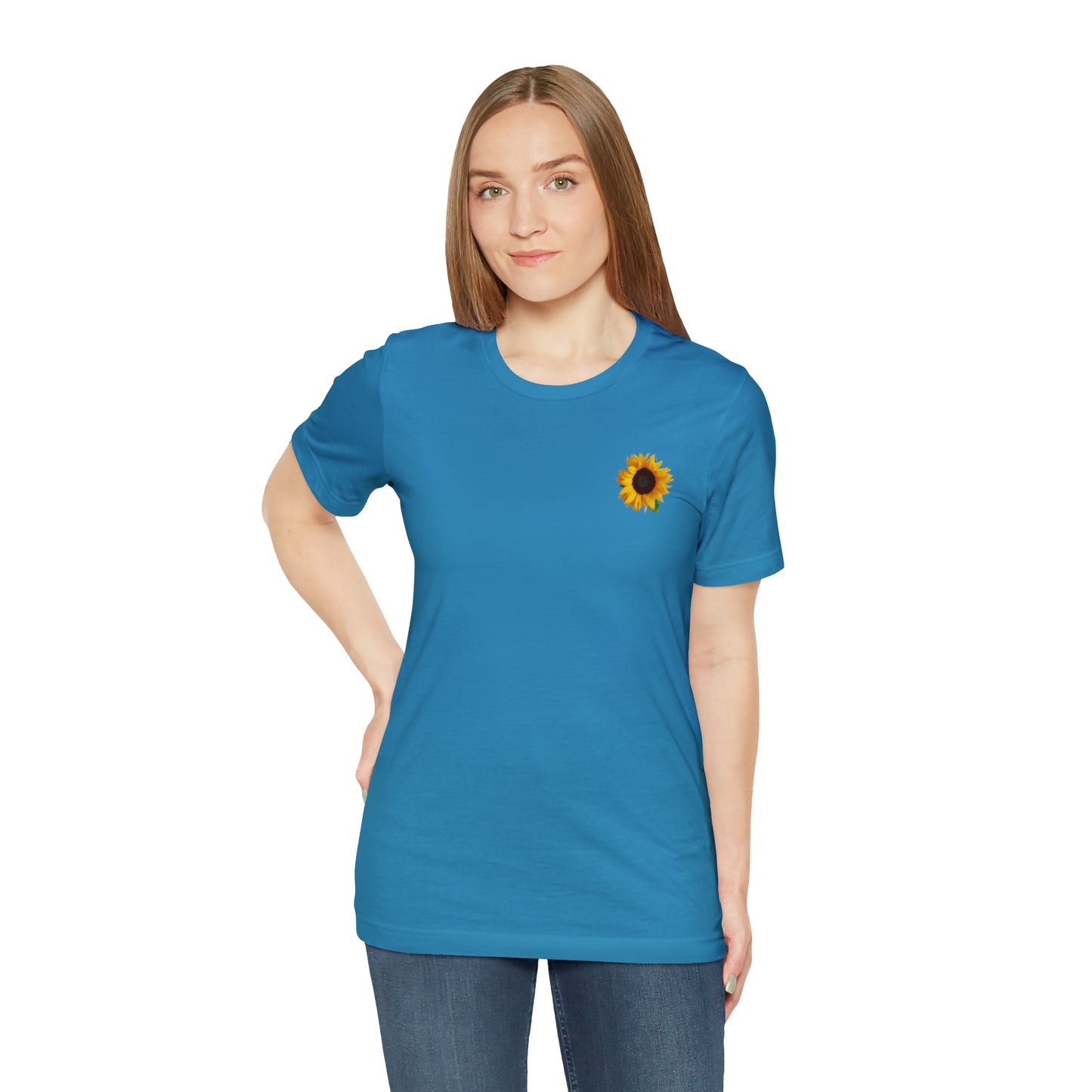 Always in My Heart Sunflower Unisex Jersey Short Sleeve Tee