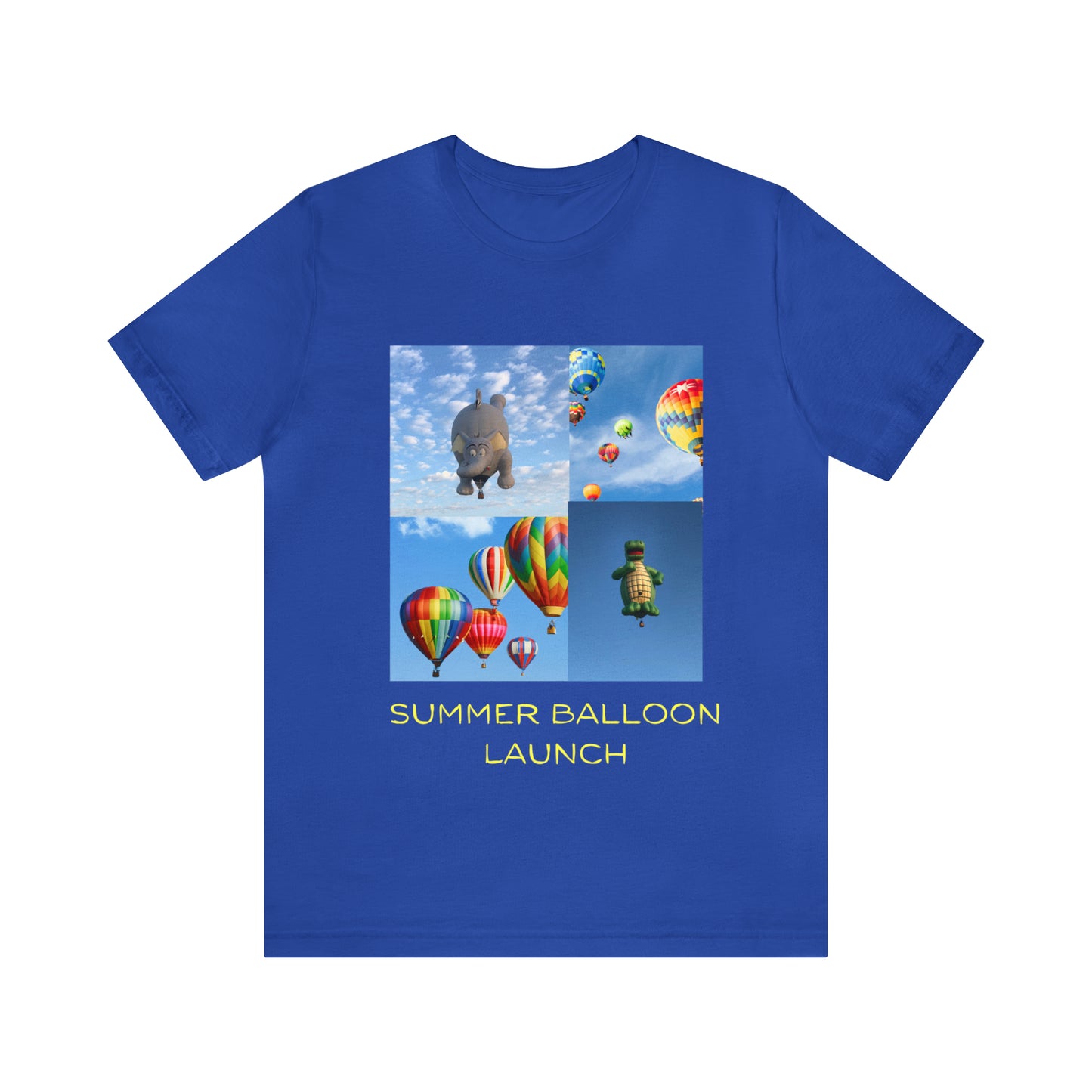 Summer Balloon Launch Unisex Jersey Short Sleeve Tee