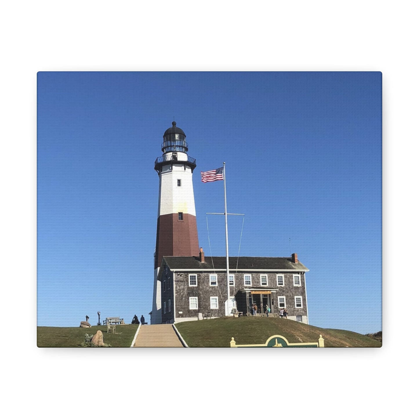 Montauk Point Lighthouse Canvas Gallery Wrap