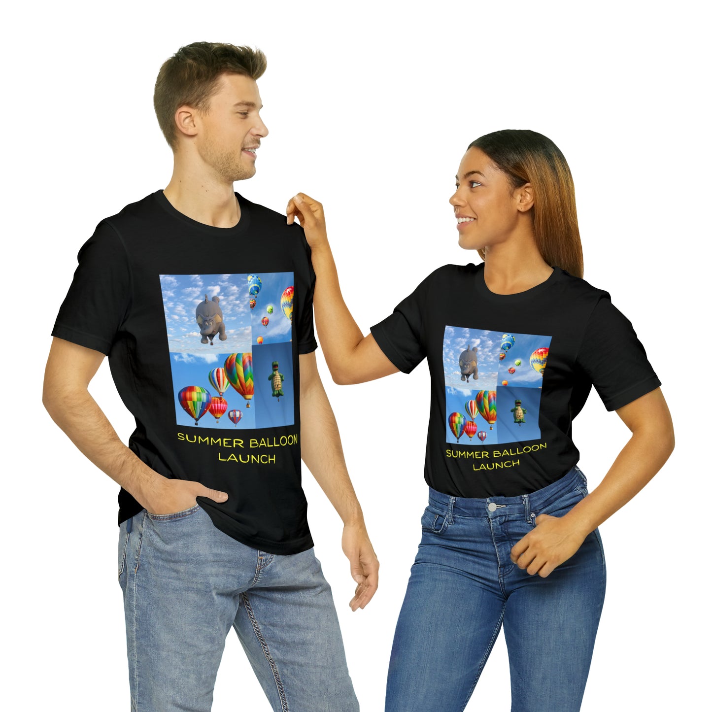 Summer Balloon Launch Unisex Jersey Short Sleeve Tee