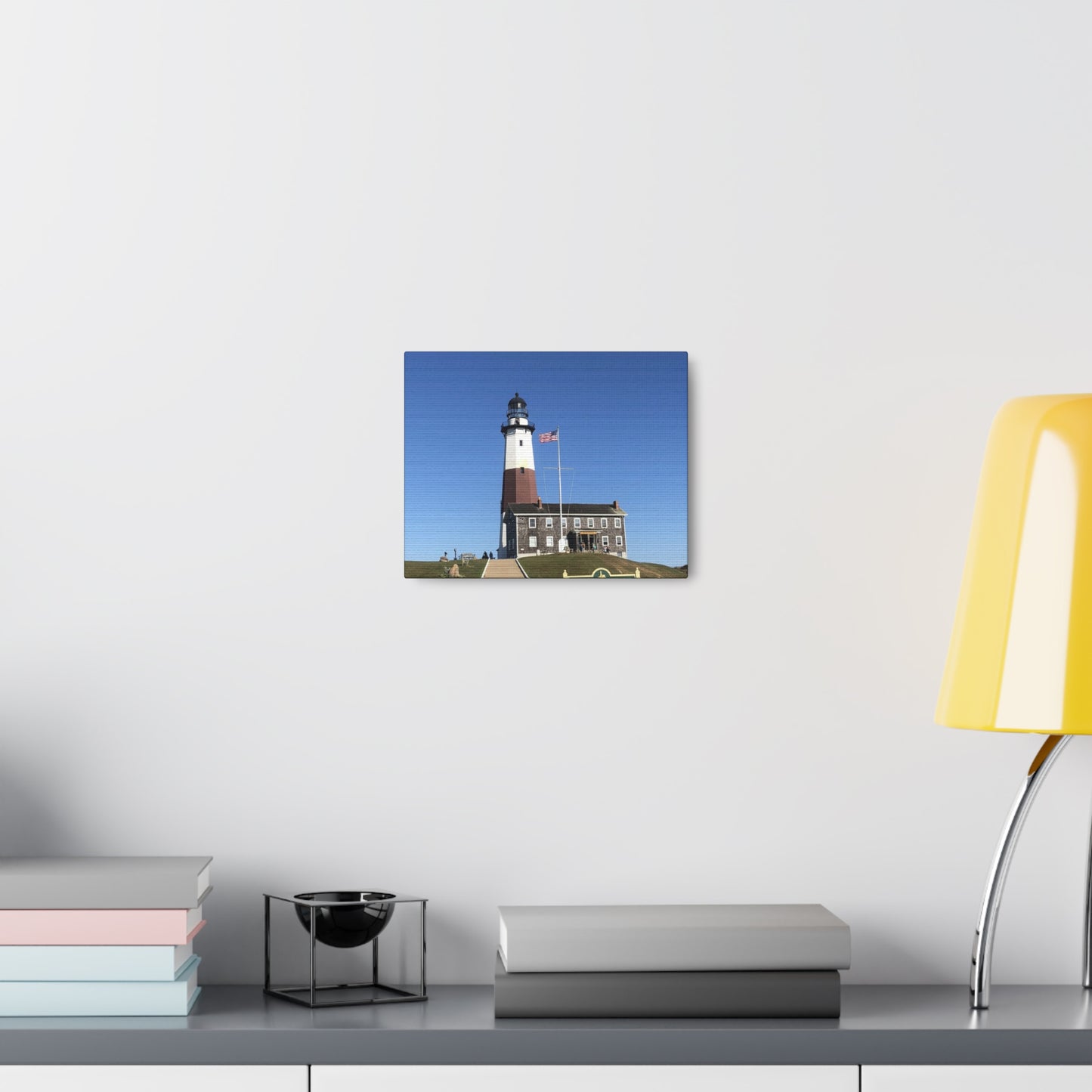 Montauk Point Lighthouse Canvas Gallery Wrap