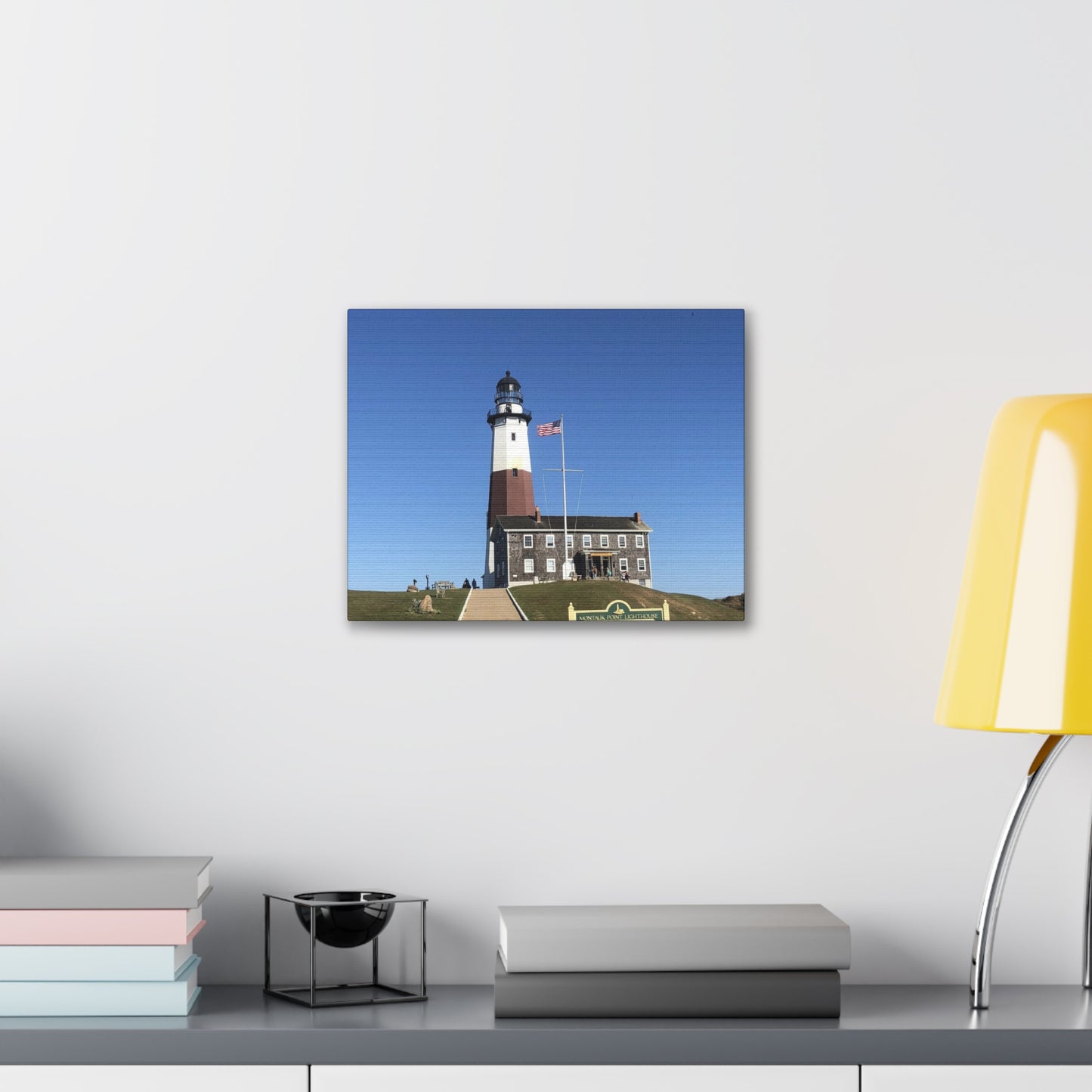 Montauk Point Lighthouse Canvas Gallery Wrap