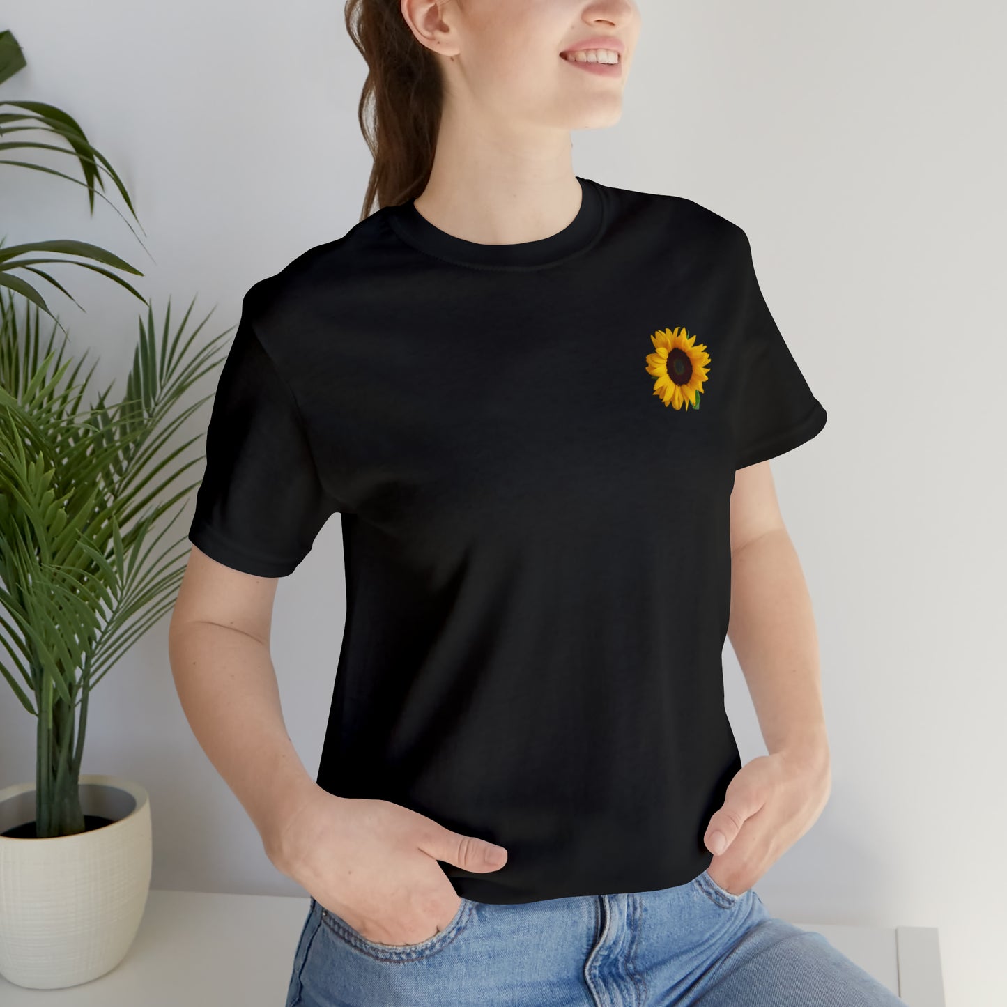 Always in My Heart Sunflower Unisex Jersey Short Sleeve Tee