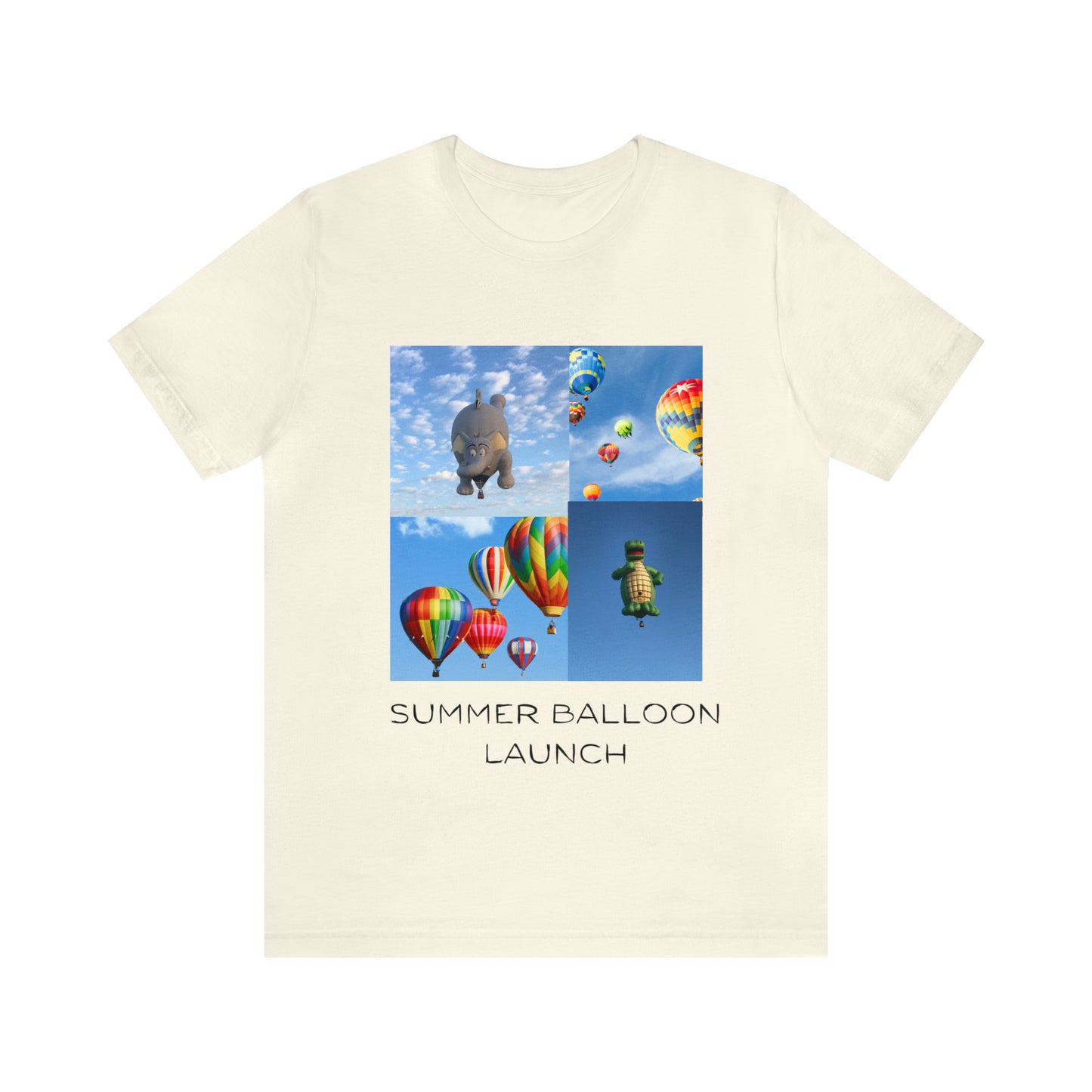 Summer Balloon Launch Unisex Jersey Short Sleeve Tee