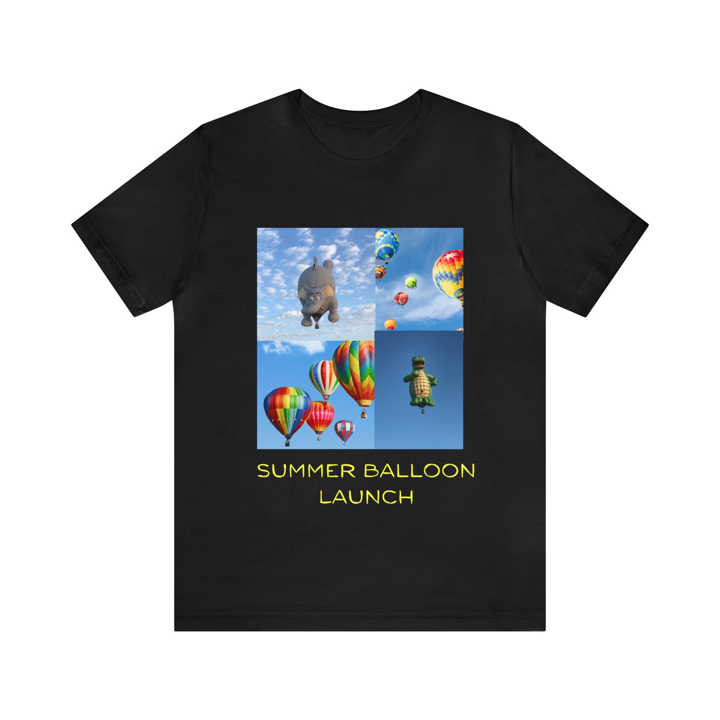 Summer Balloon Launch Unisex Jersey Short Sleeve Tee