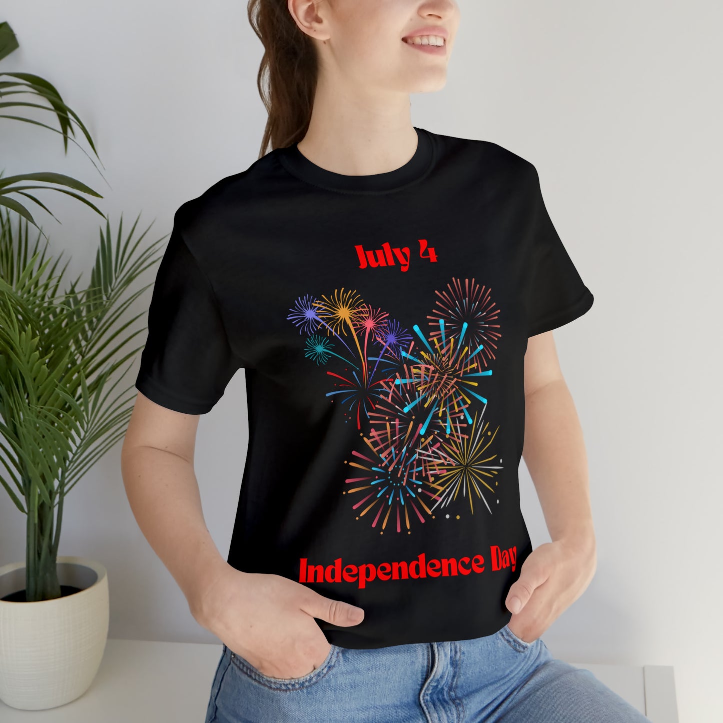 Fireworks Unisex Jersey Short Sleeve Tee