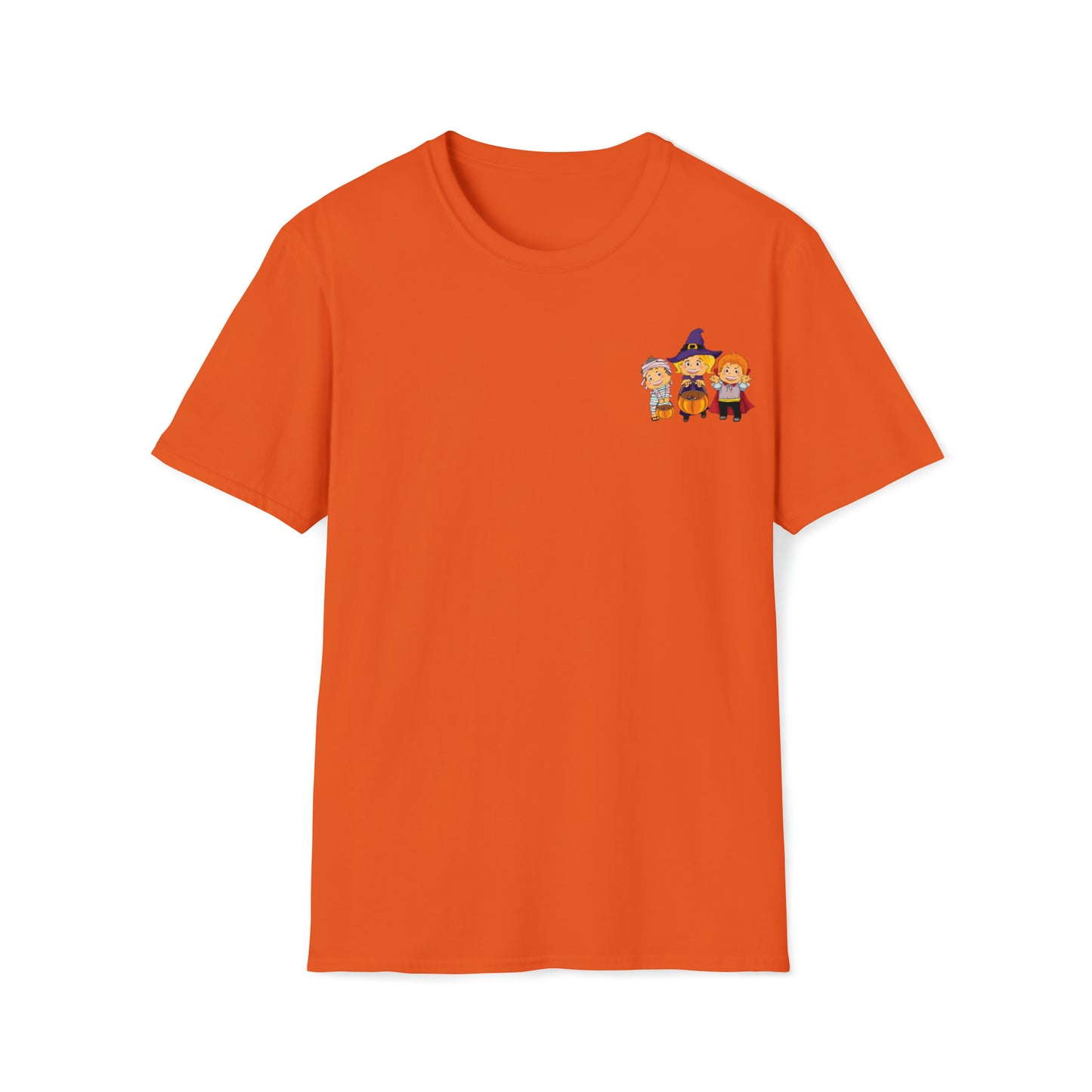 Trick or Treat Orange Unisex Softstyle T-Shirt