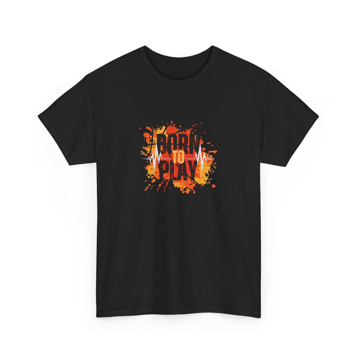 Born to Play Basketball Unisex Heavy Cotton Tee