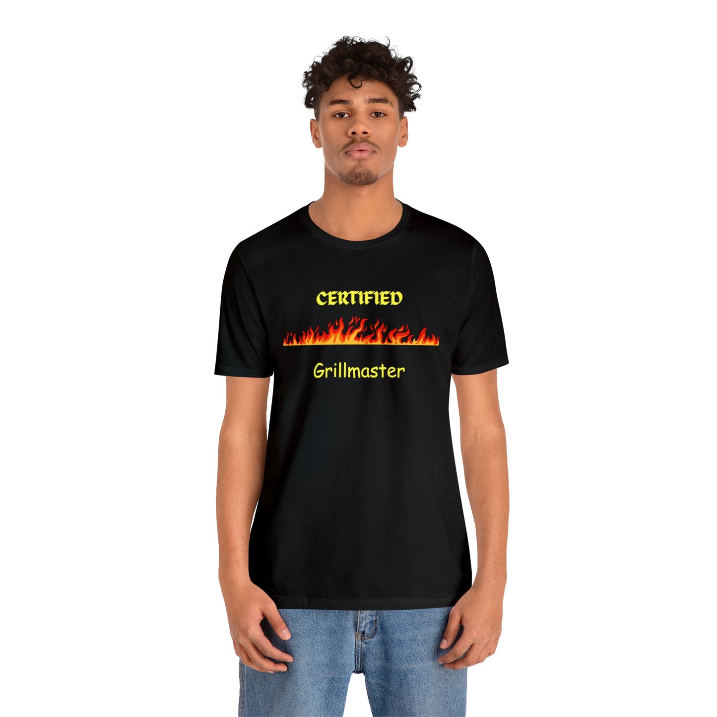 Certified Grillmaster Unisex Jersey Short Sleeve Tee