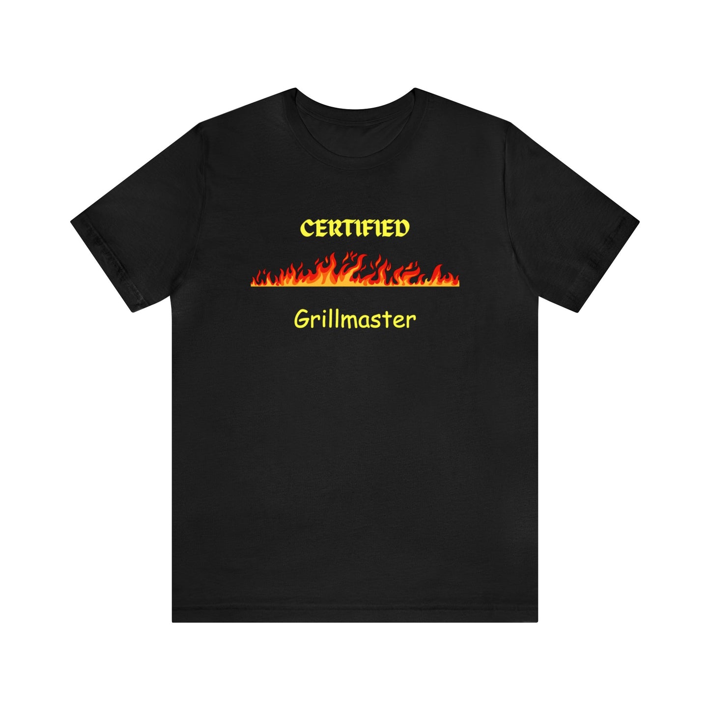 Certified Grillmaster Unisex Jersey Short Sleeve Tee