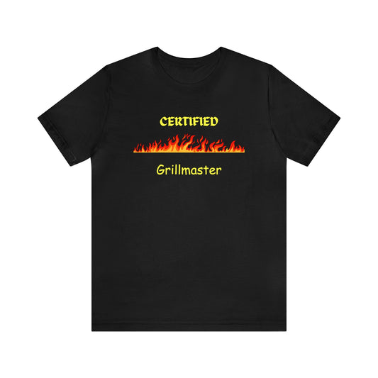 Certified Grillmaster Unisex Jersey Short Sleeve Tee