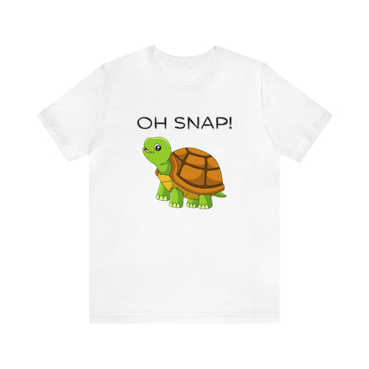 Oh Snap Turtle Unisex Jersey Short Sleeve Tee