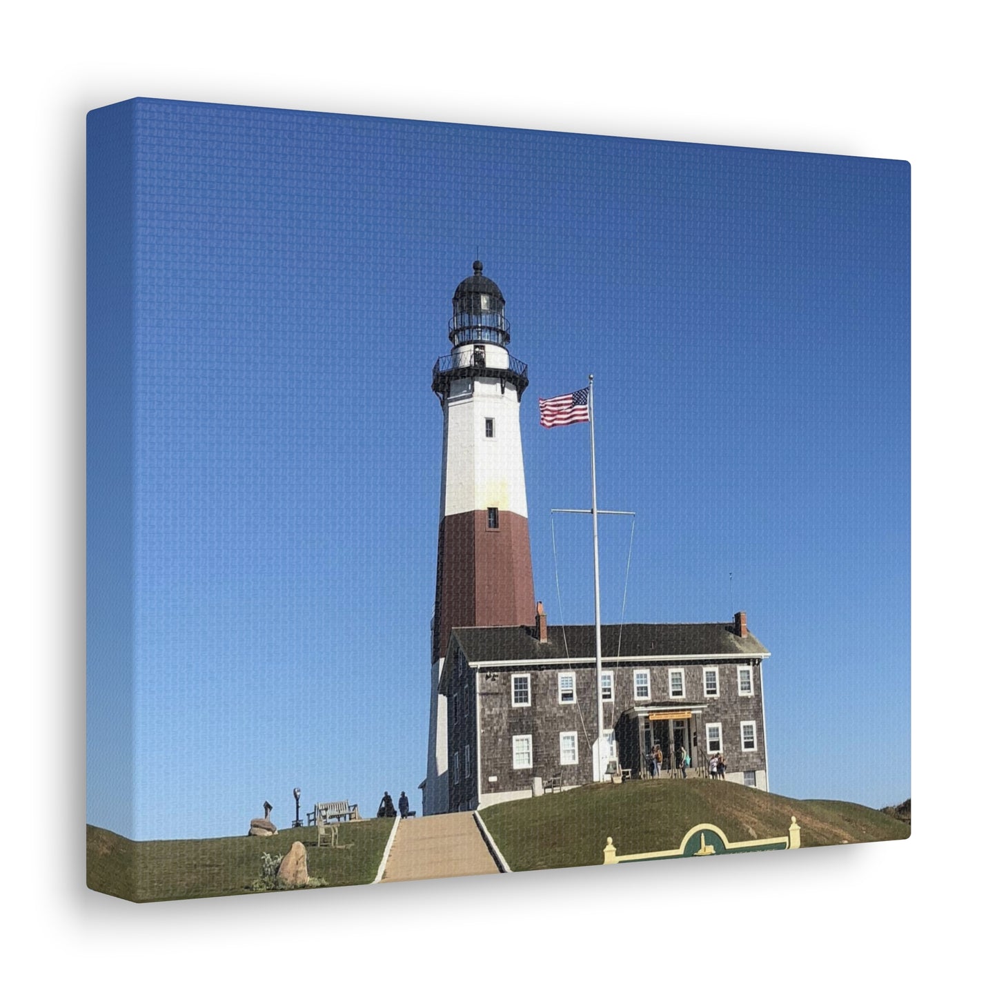 Montauk Point Lighthouse Canvas Gallery Wrap