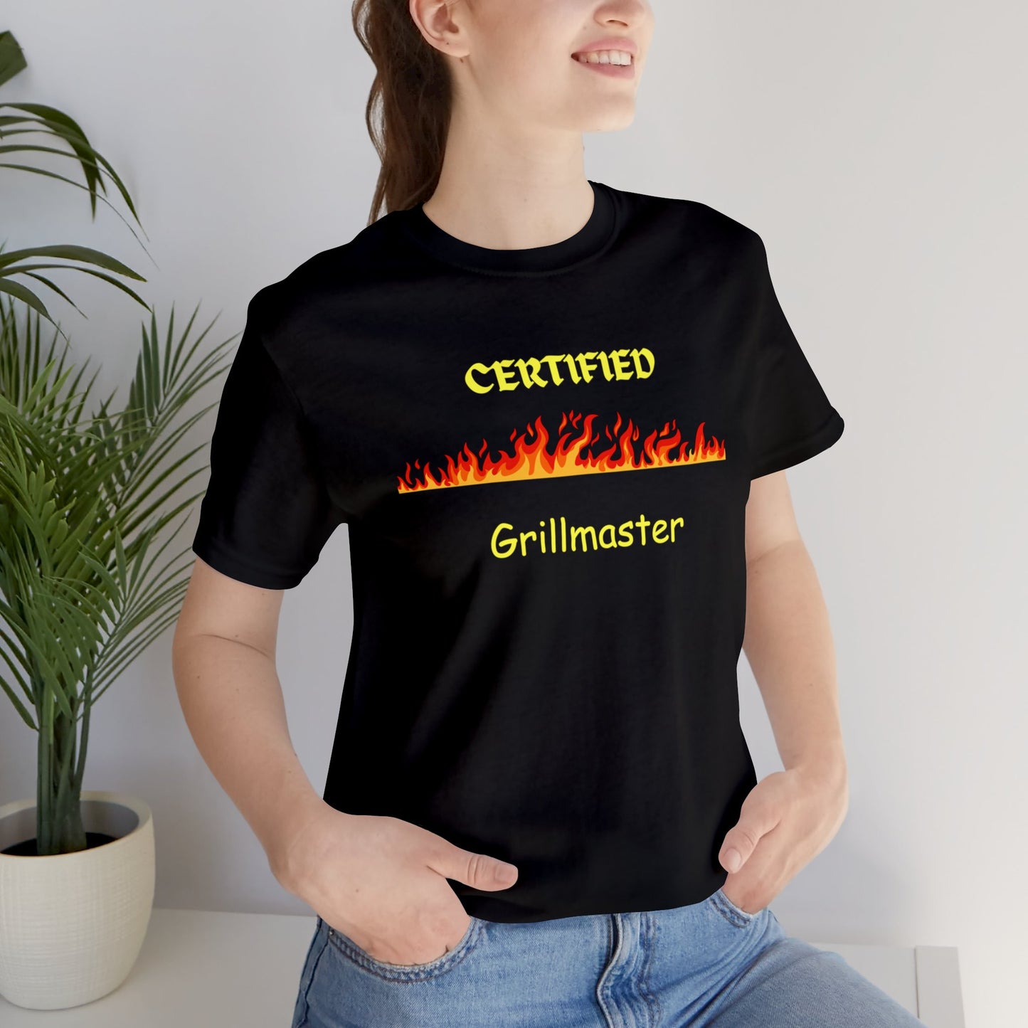 Certified Grillmaster Unisex Jersey Short Sleeve Tee