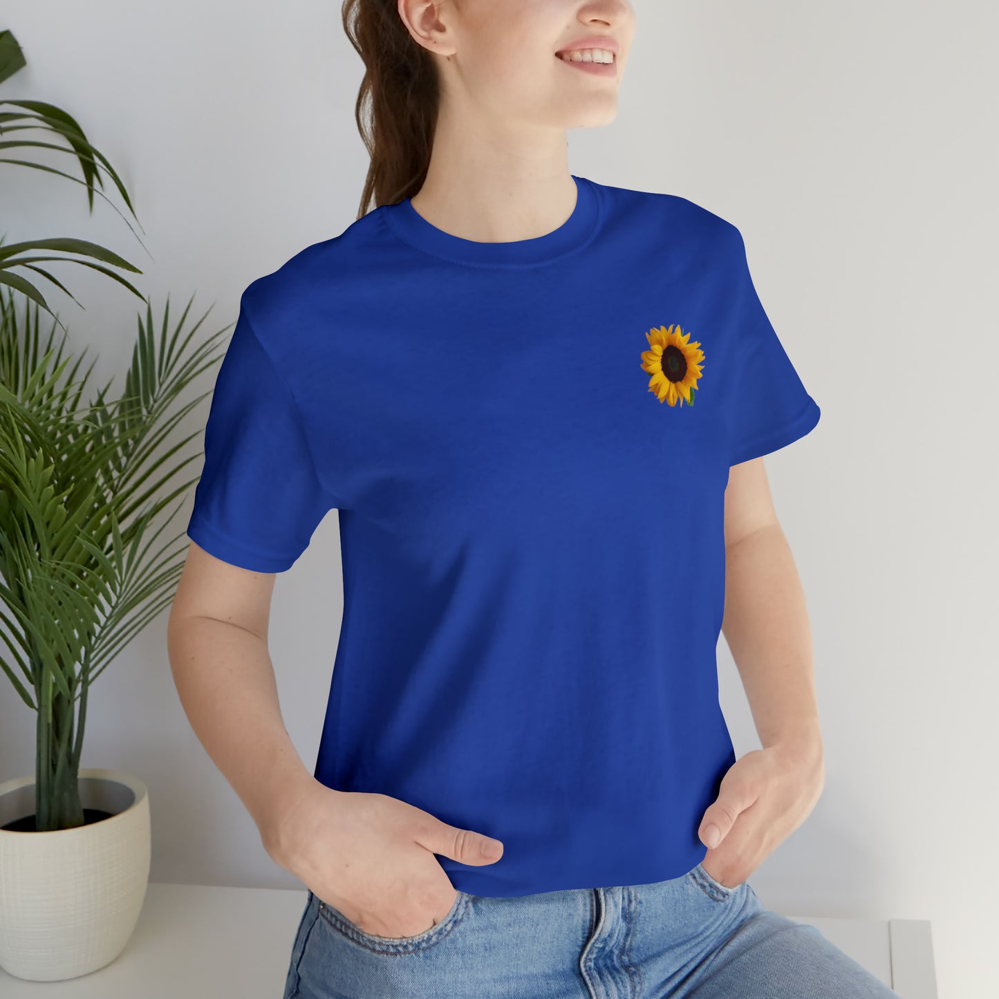 Always in My Heart Sunflower Unisex Jersey Short Sleeve Tee