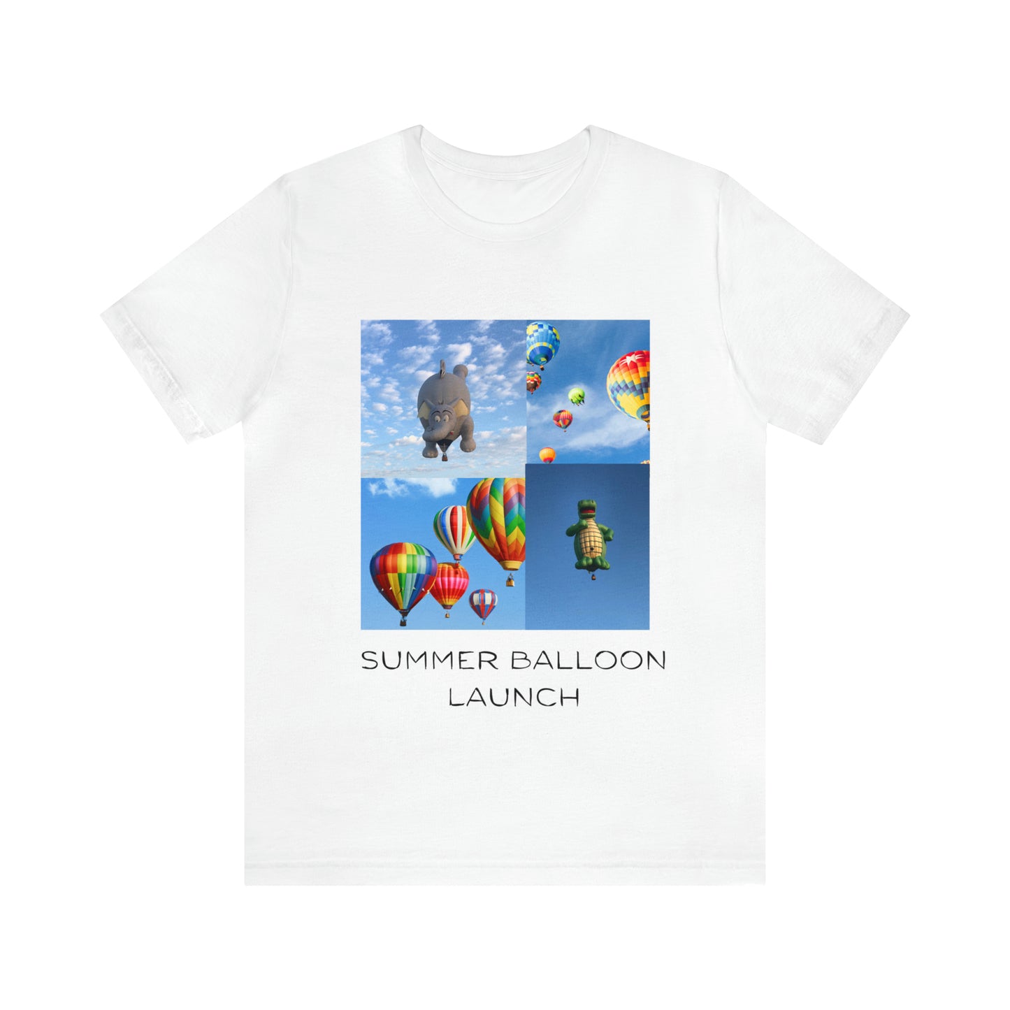 Summer Balloon Launch Unisex Jersey Short Sleeve Tee