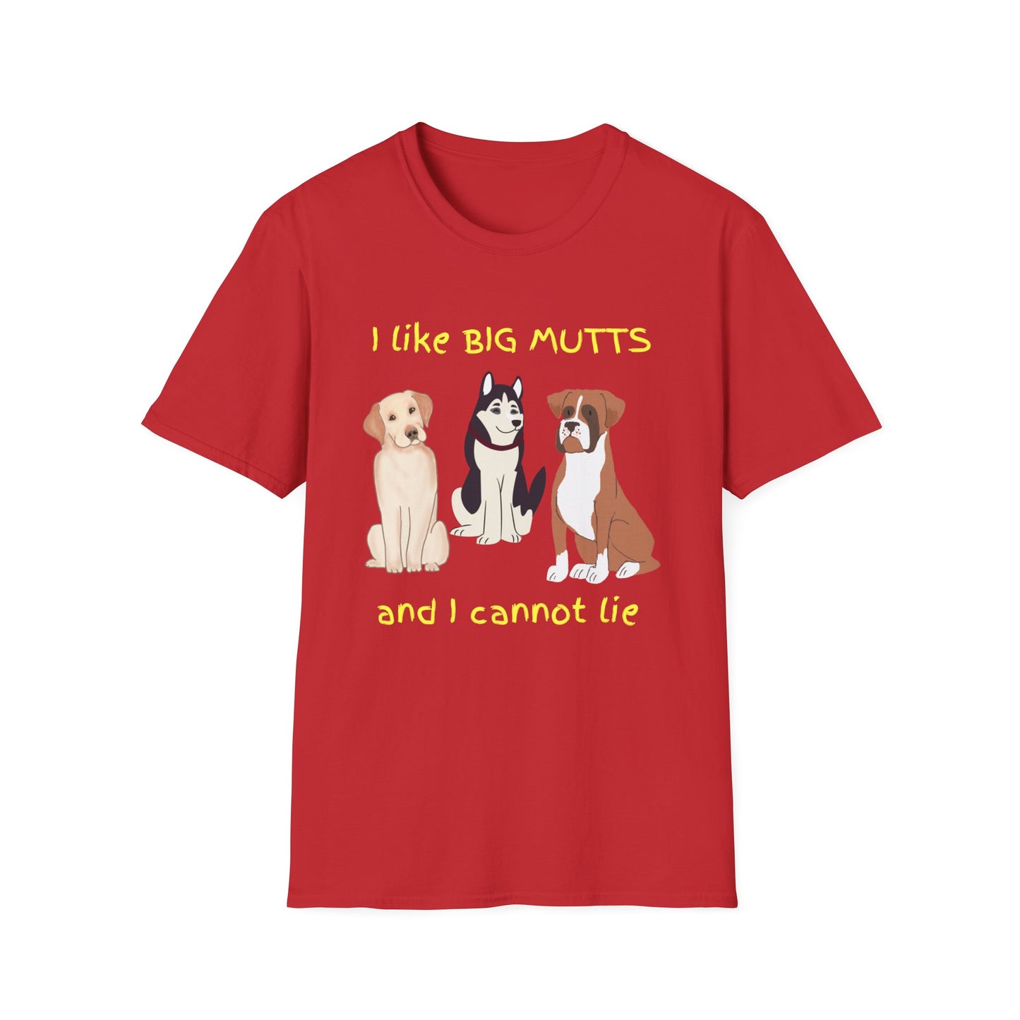 I Like Big Mutts Unisex Softstyle T-Shirt