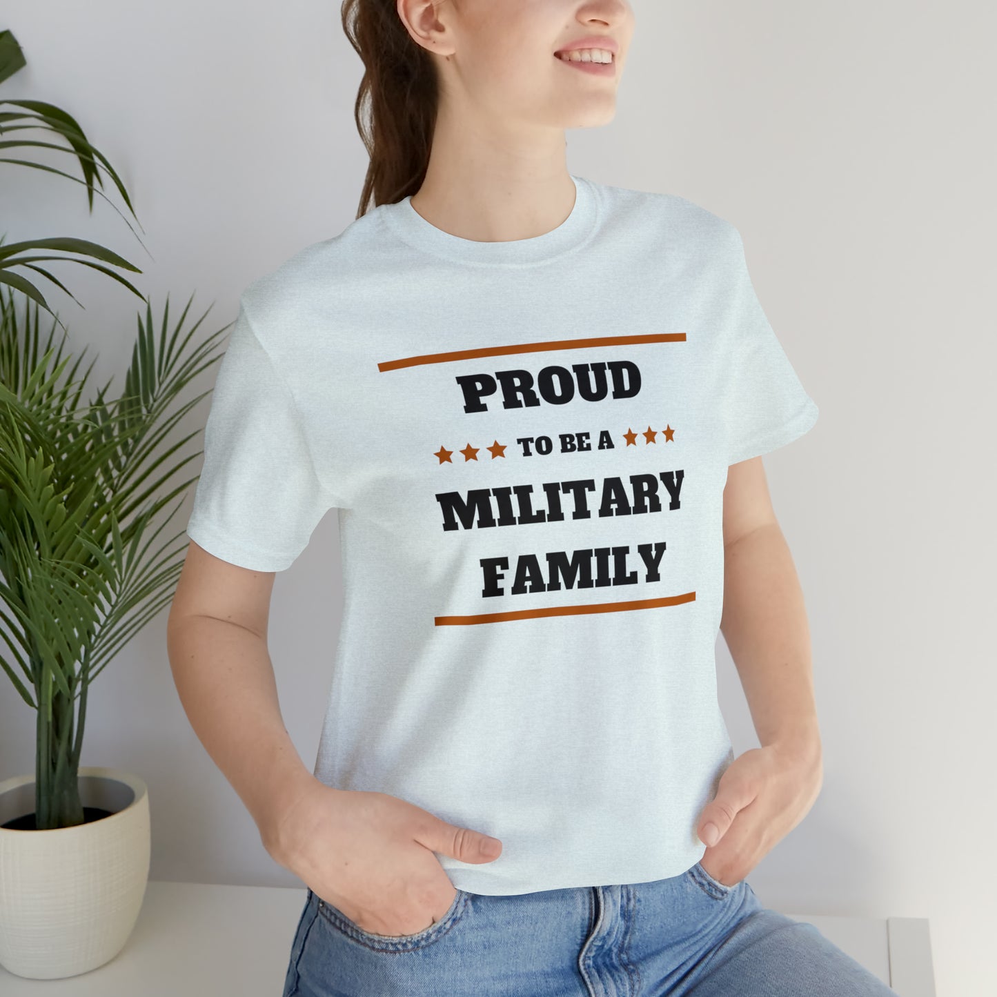 Military Family Unisex Jersey Short Sleeve Tee