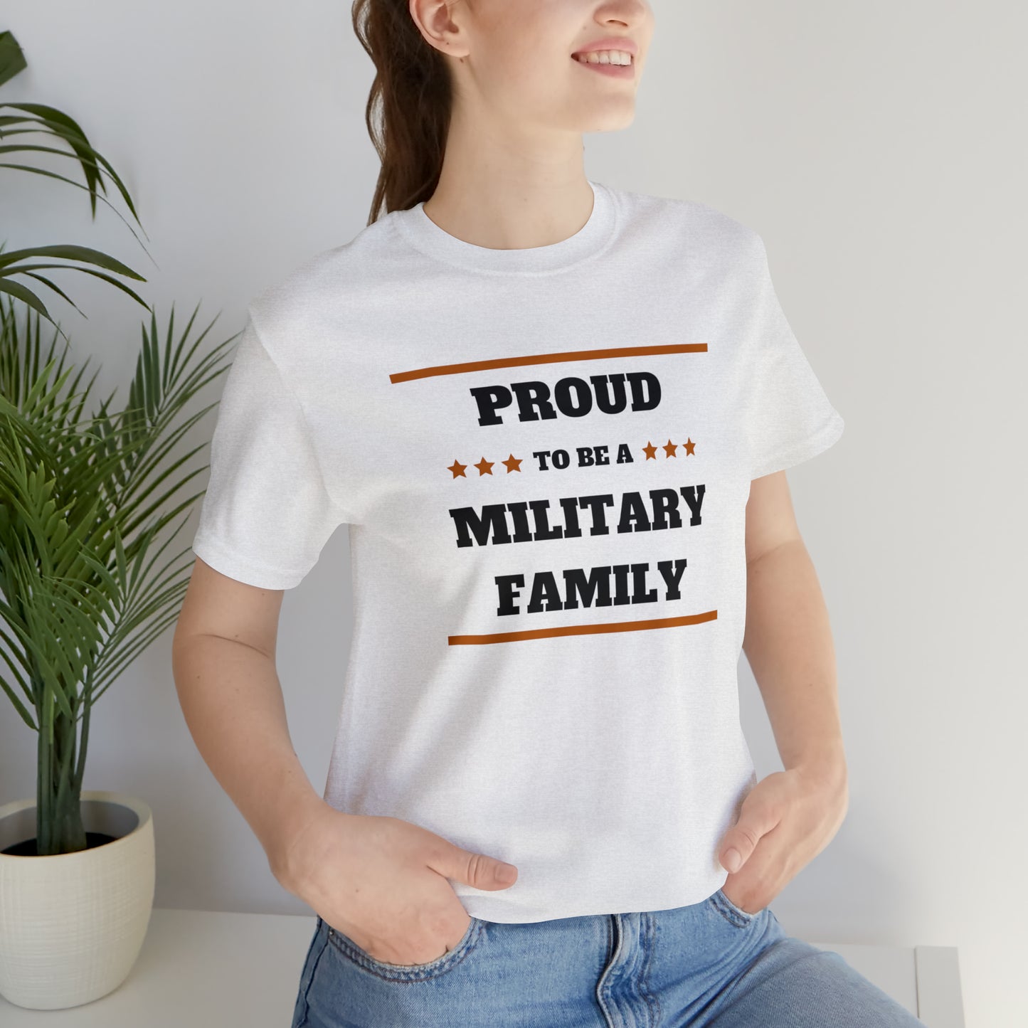 Military Family Unisex Jersey Short Sleeve Tee