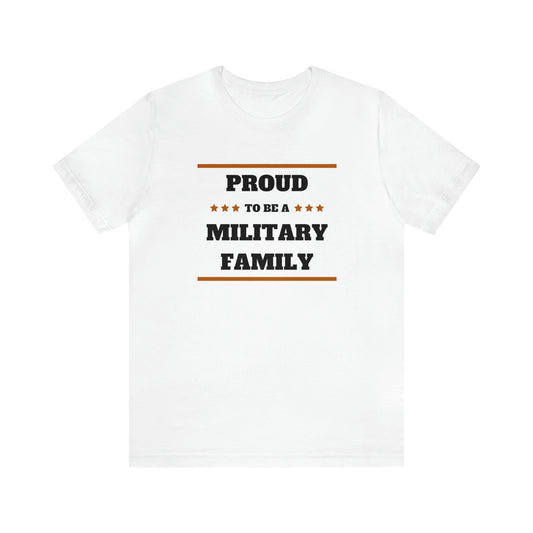 Military Family Unisex Jersey Short Sleeve Tee