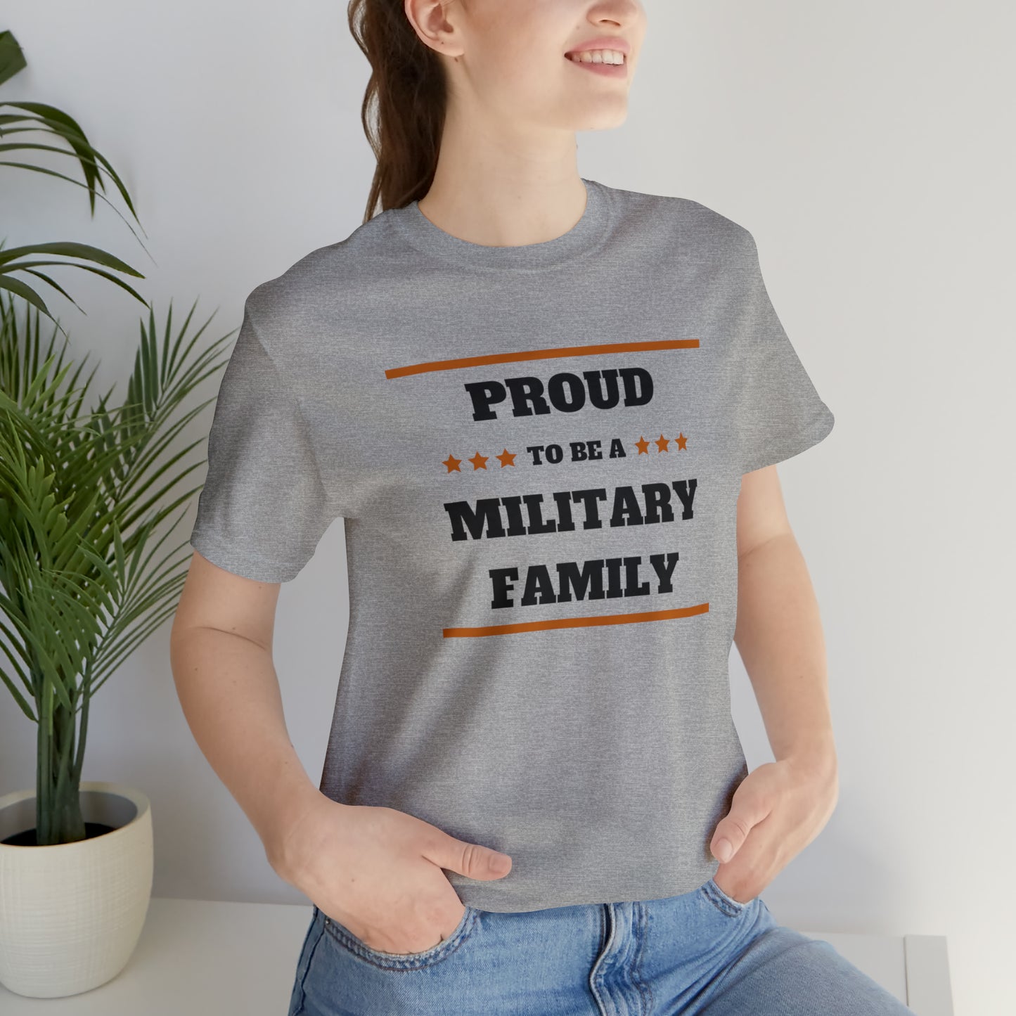 Military Family Unisex Jersey Short Sleeve Tee