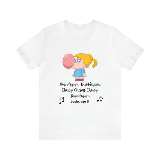 Bubblegum Unisex Jersey Short Sleeve Tee