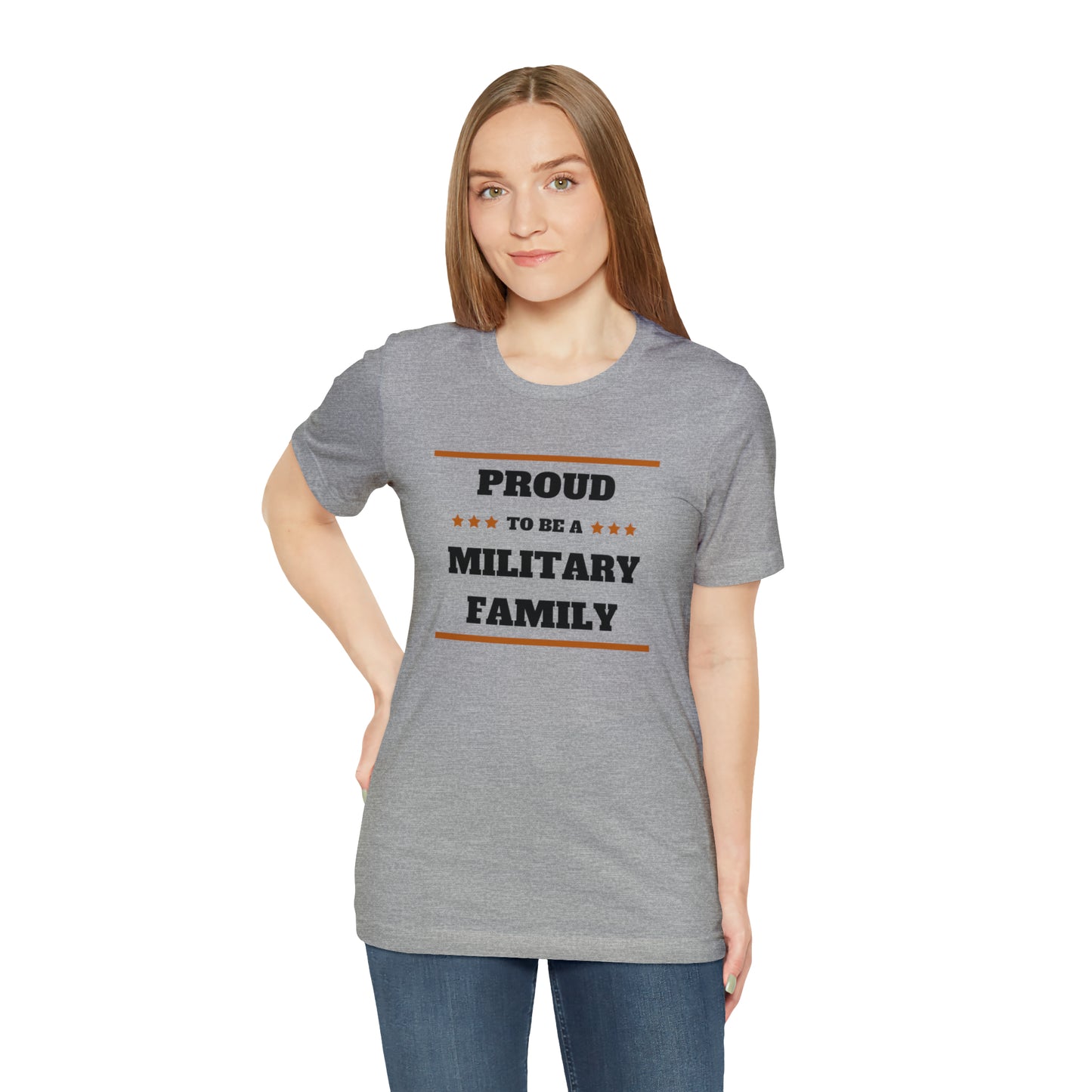 Military Family Unisex Jersey Short Sleeve Tee