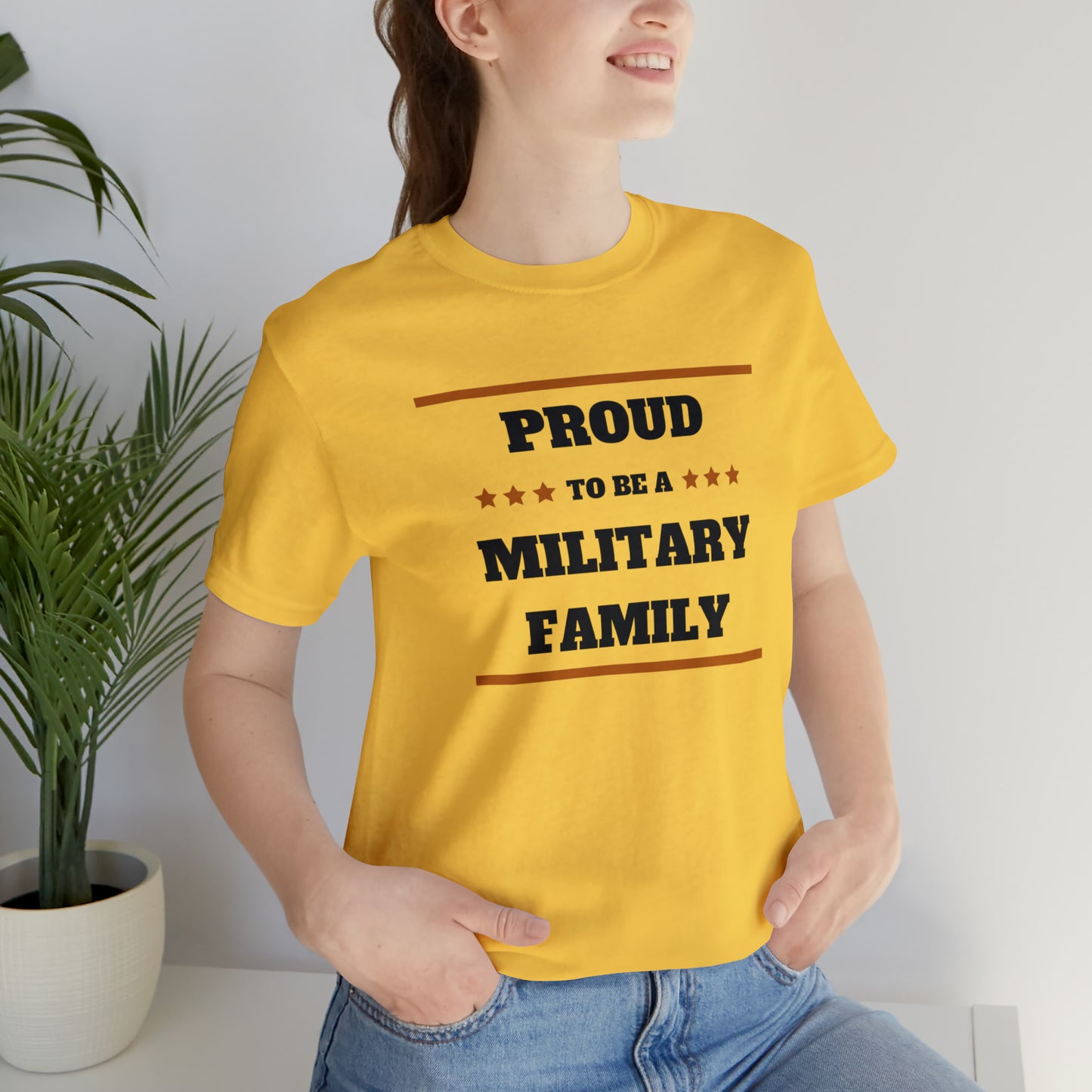 Military Family Unisex Jersey Short Sleeve Tee