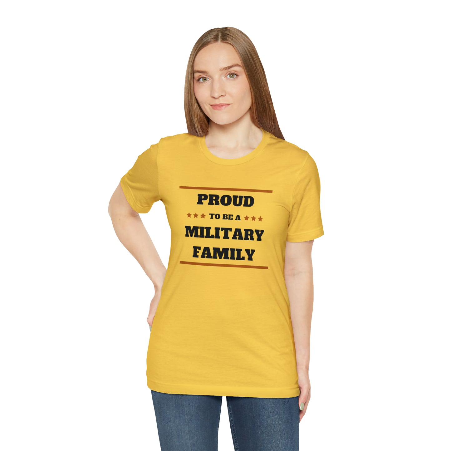 Military Family Unisex Jersey Short Sleeve Tee