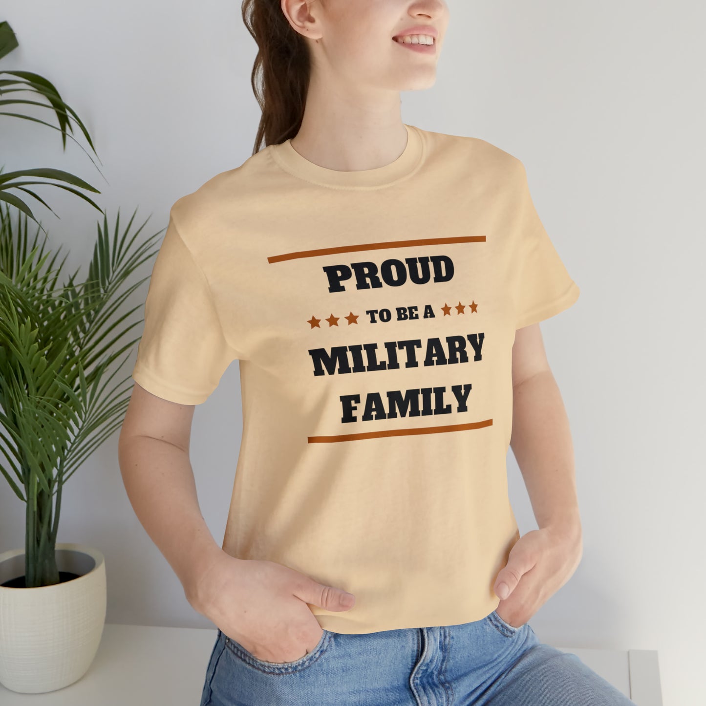 Military Family Unisex Jersey Short Sleeve Tee